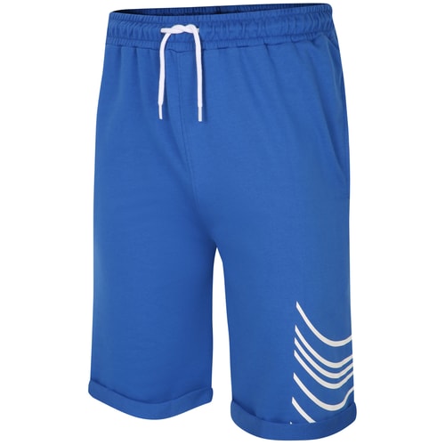 Bigdude – Roll-Up Loopback-Joggingshorts, Königsblau